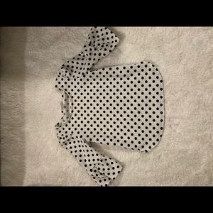 Polka dot blouse